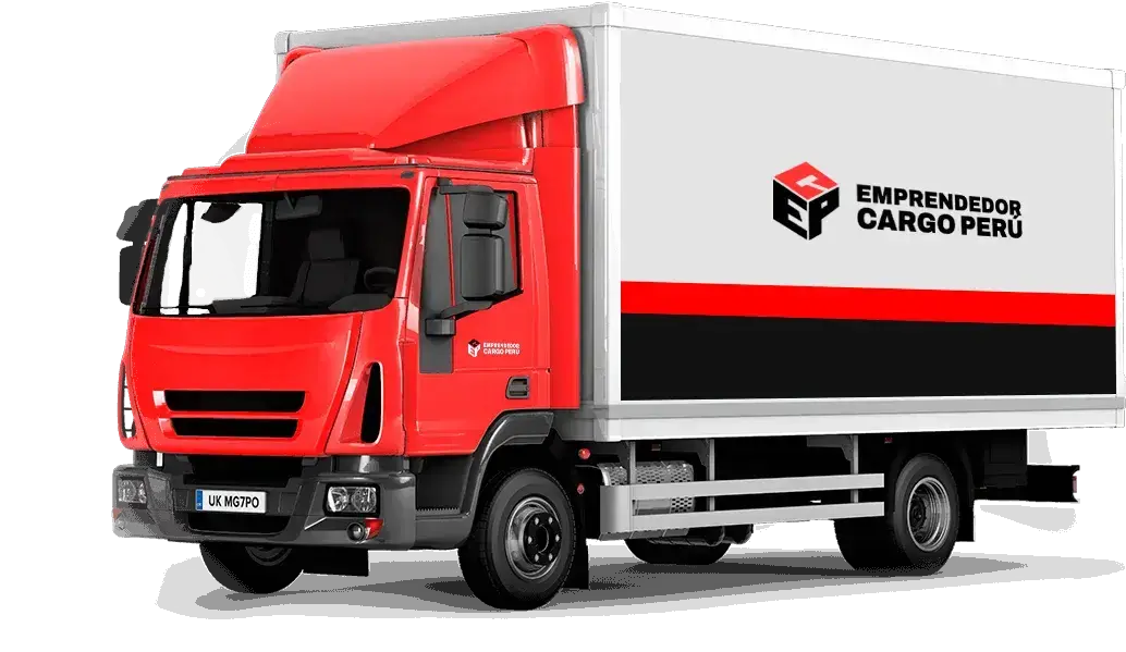 Camión de Emprendedor Cargo Perú para transporte de carga de Lima a provincias